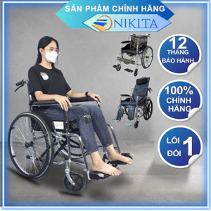 Xe lăn tay nhiều mẫu mã và công năng sử dụng, người hạn chế vận động, chính hãng Nikita