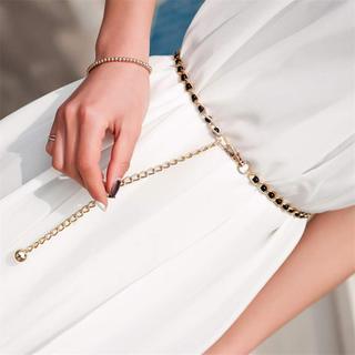 Dây xích thắt lưng, đai váy liền, váy maxi, áo sơ mi, Jumpsuit kiểu dây xích W86