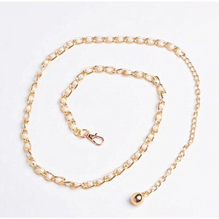 Dây xích thắt lưng, đai váy liền, váy maxi, áo sơ mi, Jumpsuit kiểu dây xích W86
