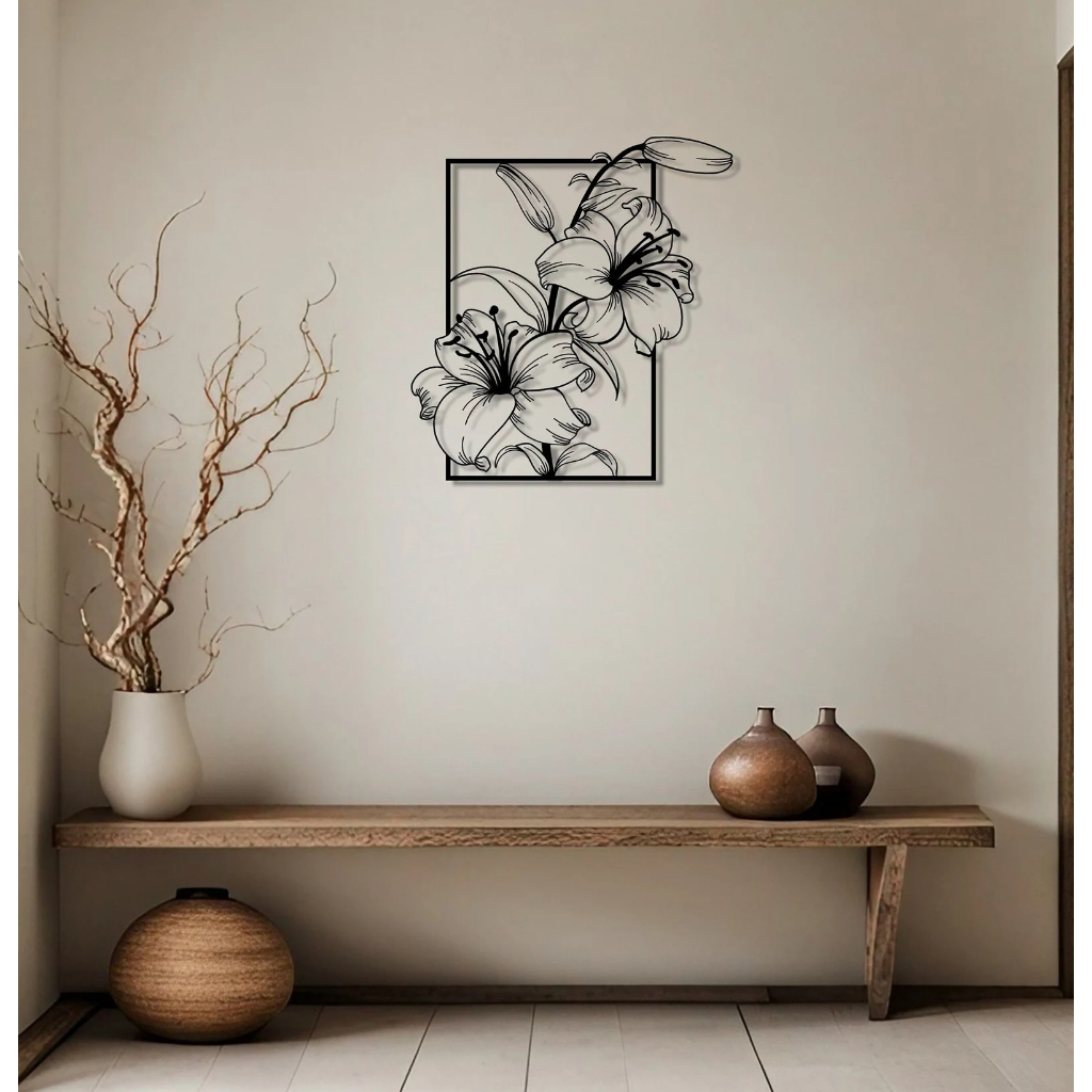 Tranh sắt CNC B02 | Bộ tranh sắt CNC phong cách hiện đại, Treo tường nghệ thuật, Decor trang trí nội thất