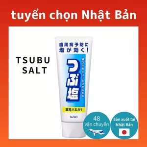 Kem đánh răng muối Kao Tsubu 180g - trực tiếp từ Nhật Bản -Vận chuyển trực tiếp từ Nhật Bản