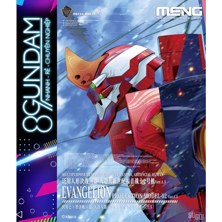 Mô Hình Lắp Ráp PG Mecha-002LM Evangelion EVA Unit-02 ver 1.5 MENG ...