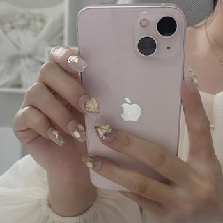 NANTY Nailbox thiết kế sơn nước dạo đính đá vàng cho nữ M207
