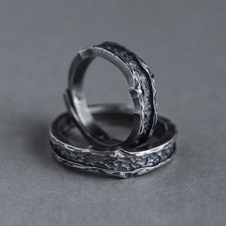 Nhẫn Titan Nam Cá Tính, Nhẫn Unisex Không Gỉ Thời Trang Coolmen Nhiều ...