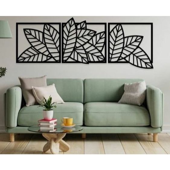 Tranh sắt CNC B04 | Bộ tranh sắt phong cách tối giản hiện đại, Treo tường nghệ thuật, Decor trang trí nội thất