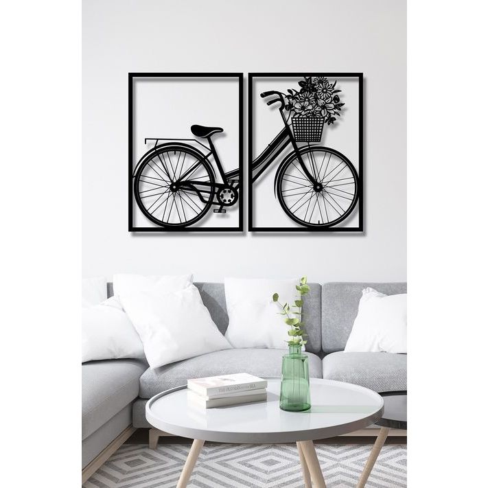 Tranh sắt CNC B04 | Bộ tranh sắt phong cách tối giản hiện đại, Treo tường nghệ thuật, Decor trang trí nội thất