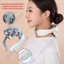 Máy massage cổ vai gáy JT88 REMOTE ĐIỀU KHIỂN TỪ XA rung động cao cấp, có chườm nóng 42 độ C