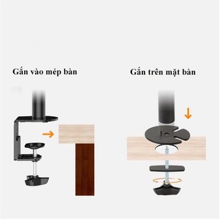 XL03 - Giá Treo Một Màn Hình - Giá Đỡ 1 Màn Hình 17 - 27 Inch - Kẹp Thành Bàn Đa Năng