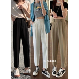 Quần baggy cạp lệch chất chéo ruby - 247store - Quanbaggy106_P9K9