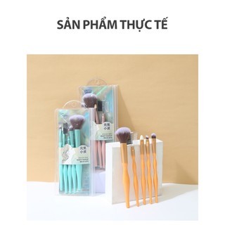 Set 5 Cọ Trang Điểm LMLTOP - Bộ Dụng Cụ Trang Điểm Cá Nhân Make Up Làm Đẹp Chuyên Dụng Nhỏ Gọn Tiện Lợi - LMLTOP