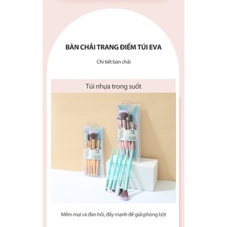 Set 5 Cọ Trang Điểm LMLTOP - Bộ Dụng Cụ Trang Điểm Cá Nhân Make Up Làm Đẹp Chuyên Dụng Nhỏ Gọn Tiện Lợi - LMLTOP