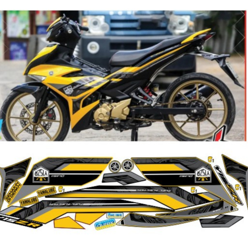 tem rời exciter 150 mẫu y15zr cao cấp chất lieuj in 3 lớp chống nước không phai màu.