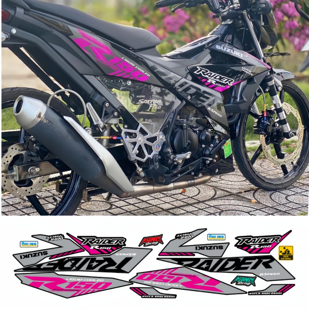 TEM RỜI RAIDER 150 CAO CẤP CHẤT LIEUJ IN 3 LỚP