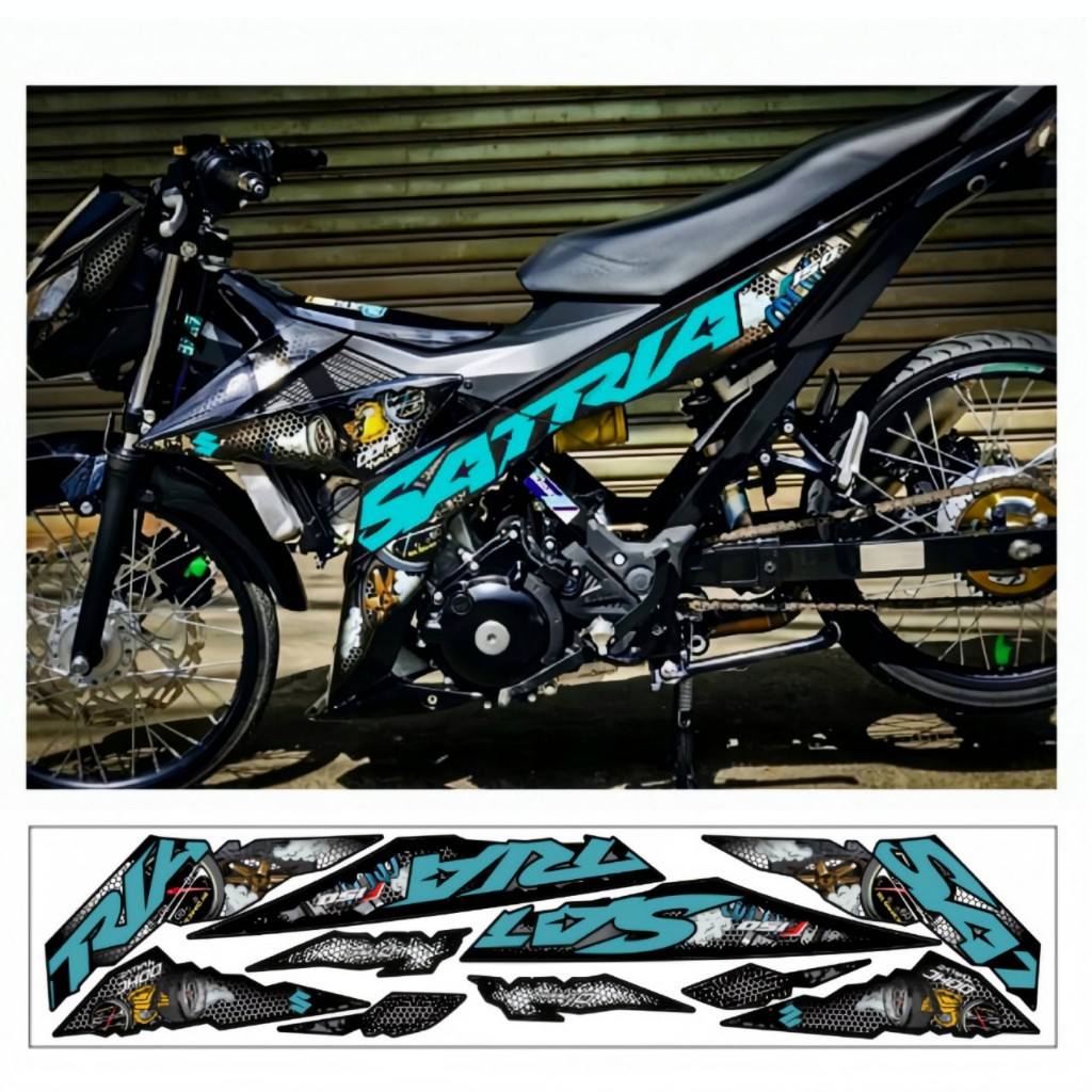 TEM ỜI SATRIA 150 CAO CẤP CHẤT LIEU IN 3 LỚP CHỒN NƯỚC KHÔNG PHAI MÀU