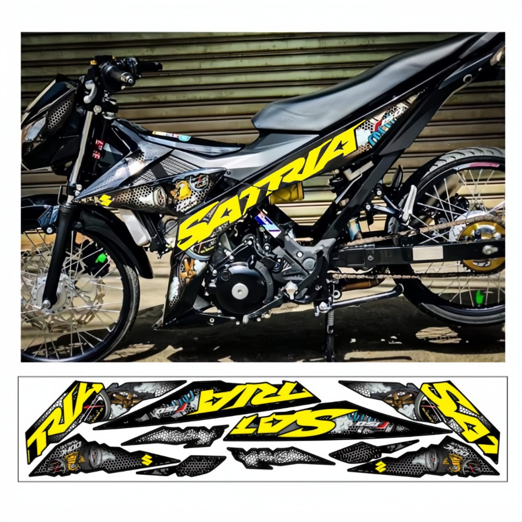 TEM ỜI SATRIA 150 CAO CẤP CHẤT LIEU IN 3 LỚP CHỒN NƯỚC KHÔNG PHAI MÀU