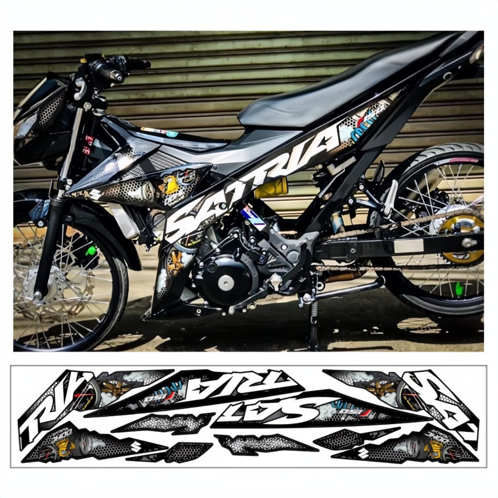 TEM ỜI SATRIA 150 CAO CẤP CHẤT LIEU IN 3 LỚP CHỒN NƯỚC KHÔNG PHAI MÀU
