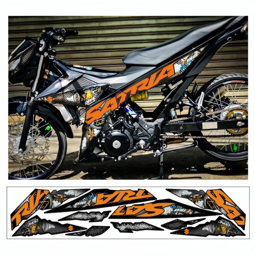 TEM ỜI SATRIA 150 CAO CẤP CHẤT LIEU IN 3 LỚP CHỒN NƯỚC KHÔNG PHAI MÀU