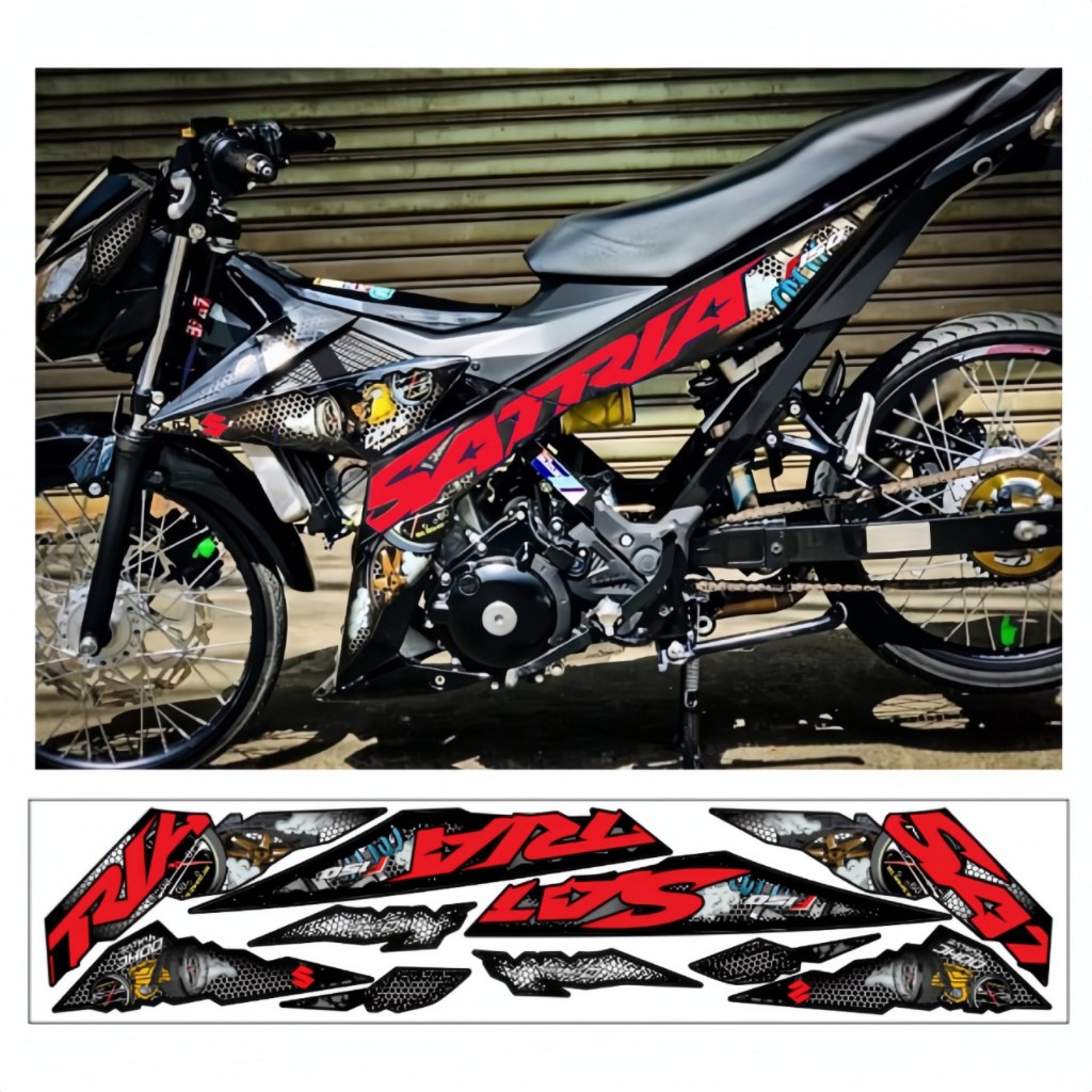 TEM ỜI SATRIA 150 CAO CẤP CHẤT LIEU IN 3 LỚP CHỒN NƯỚC KHÔNG PHAI MÀU