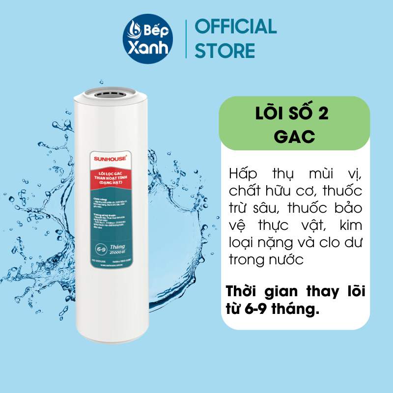 Ảnh Combo Lõi lọc nước số 1, 2 ,3 SUNHOUSE SHRLL1 SHRLL2 SHRLL3 3