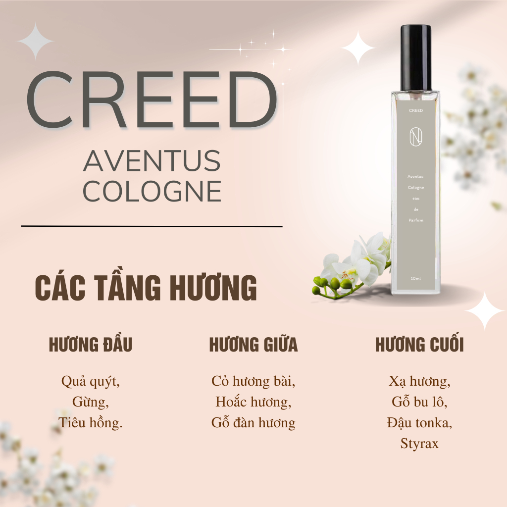 [Nước Hoa Chiết Cao Cấp 10ml] Creed Aventus Cologne EDP - For Man - Nam tính, Hấp dẫn, Tinh tế
