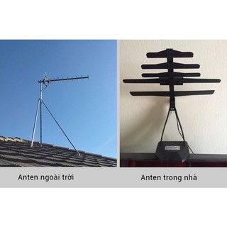 Anten Thu sóng Mặt Đất DVBT2 Để Bàn HKD 102 Kèm Dây Thu Sóng Tốt