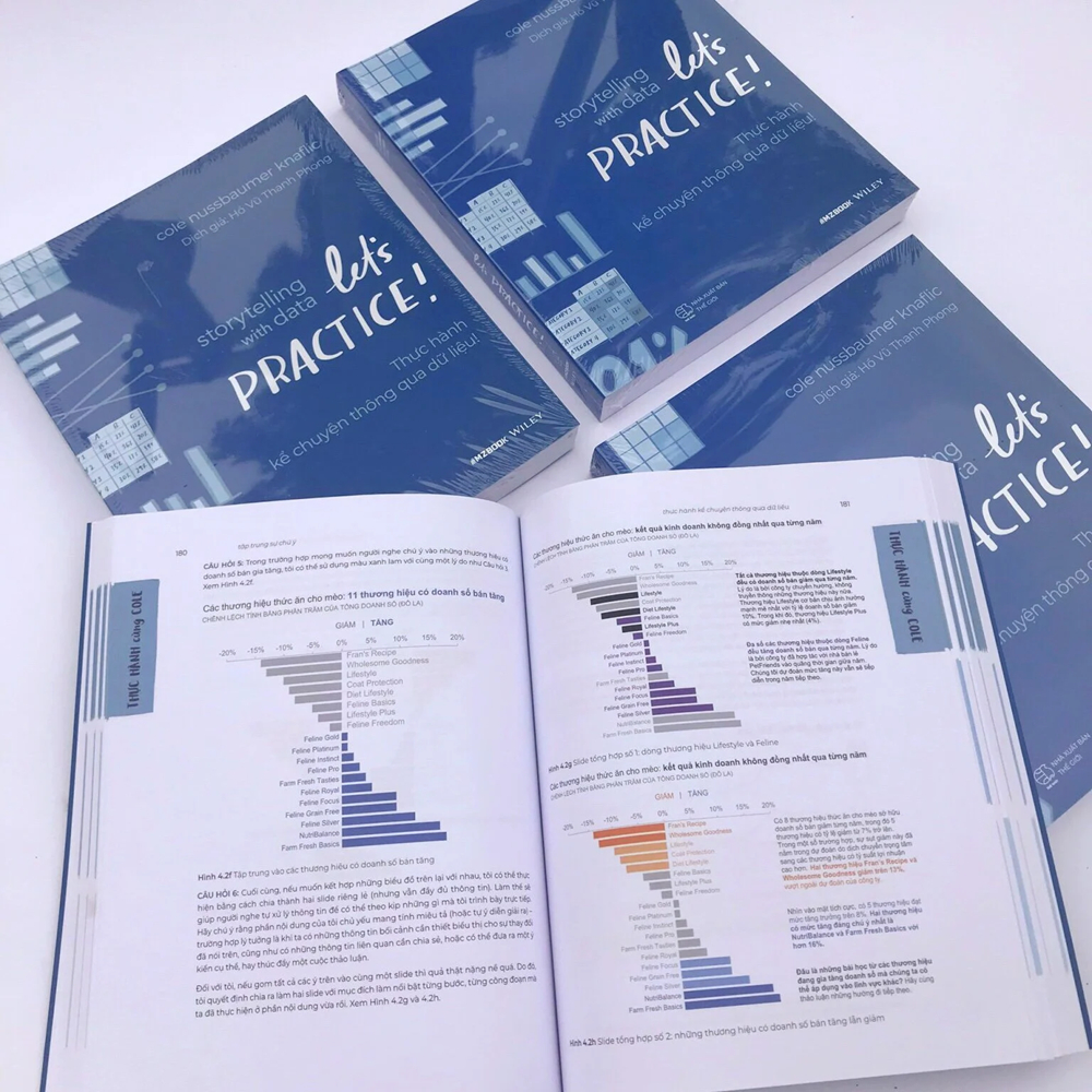 Ảnh Combo 3 Cuốn Sách Storytelling With Data: Kể Chuyện Thông Qua Dữ Liệu 3