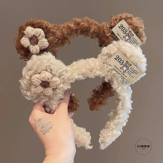 Bờm tóc - Cài Tóc LINDO Dễ Thương, Phủ Lông Nhung Mềm Mại, Kiểu dáng Đa Dạng, Đeo nhiều dịp