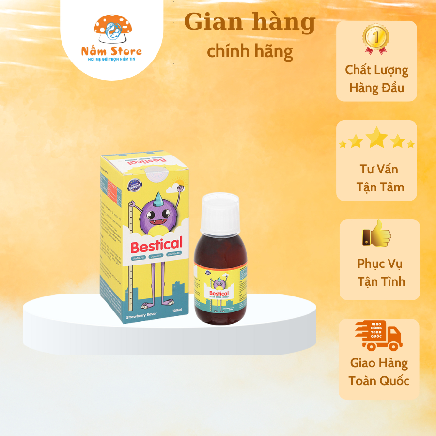 Canxi Sinh Học Bestical Kết Hợp Vitamin D3 K2 Hỗ Trợ Tăng Chiều Cao