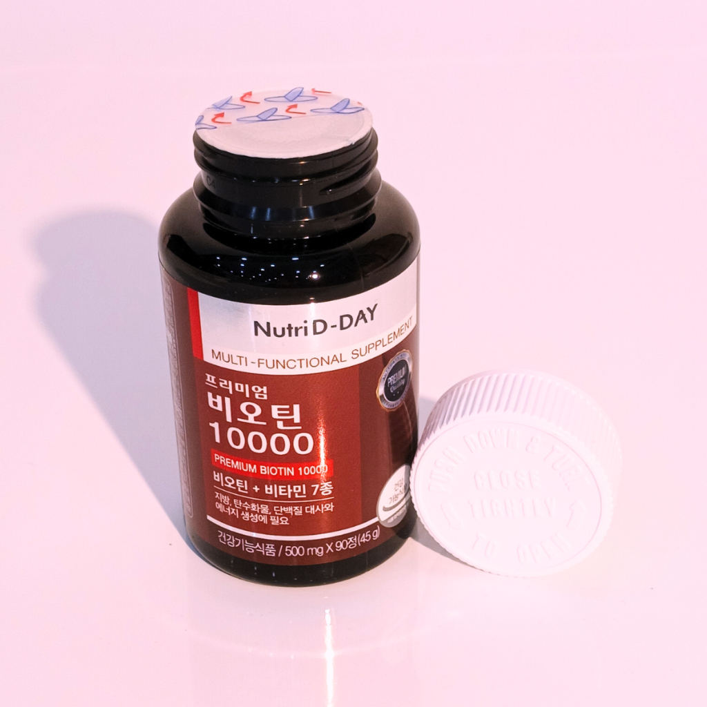 Viên Hỗ Trợ Mọc Tóc Nutri D-Day PREMIUM Biotin 10000 ( 500mg x 90 viên )