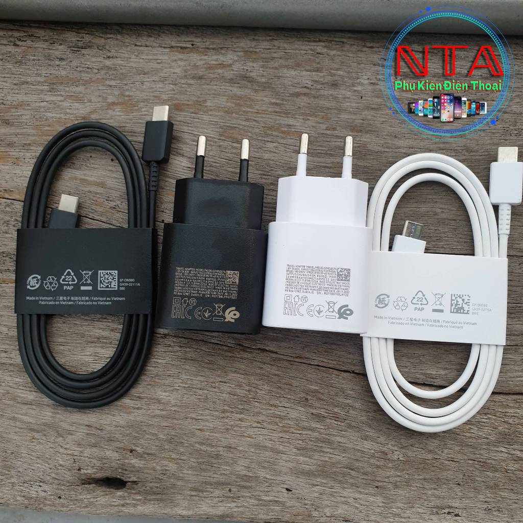Sạc Siêu Nhanh SAMSUNG 25W tốc độ 2.0 Cáp Type C to C 10plus/S22 Ultra/S23 Ultra/S24ultra/S25Ultra/fold7/zflip6/ Tab S10