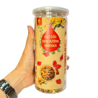 Granola mix hạt dinh dưỡng Hải Long (450G) ngũ cốc giảm cân, quà tặng Tết cho phái đẹp xinh xắn | HẢI LONG