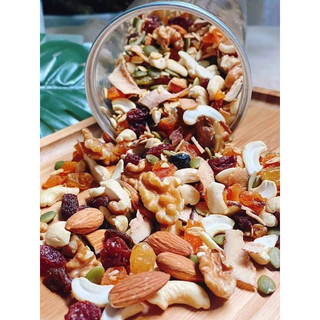 Granola mix hạt dinh dưỡng Hải Long (450G) ngũ cốc giảm cân, quà tặng Tết cho phái đẹp xinh xắn | HẢI LONG