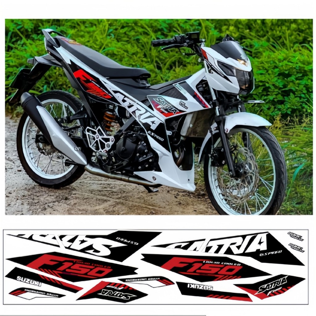 TEM RỜI SATRIA 150 CAO CẤP CHẤT LIEU IN 3 LOP CHỐNG NƯỚC KHÔNG PHAI MÀU.