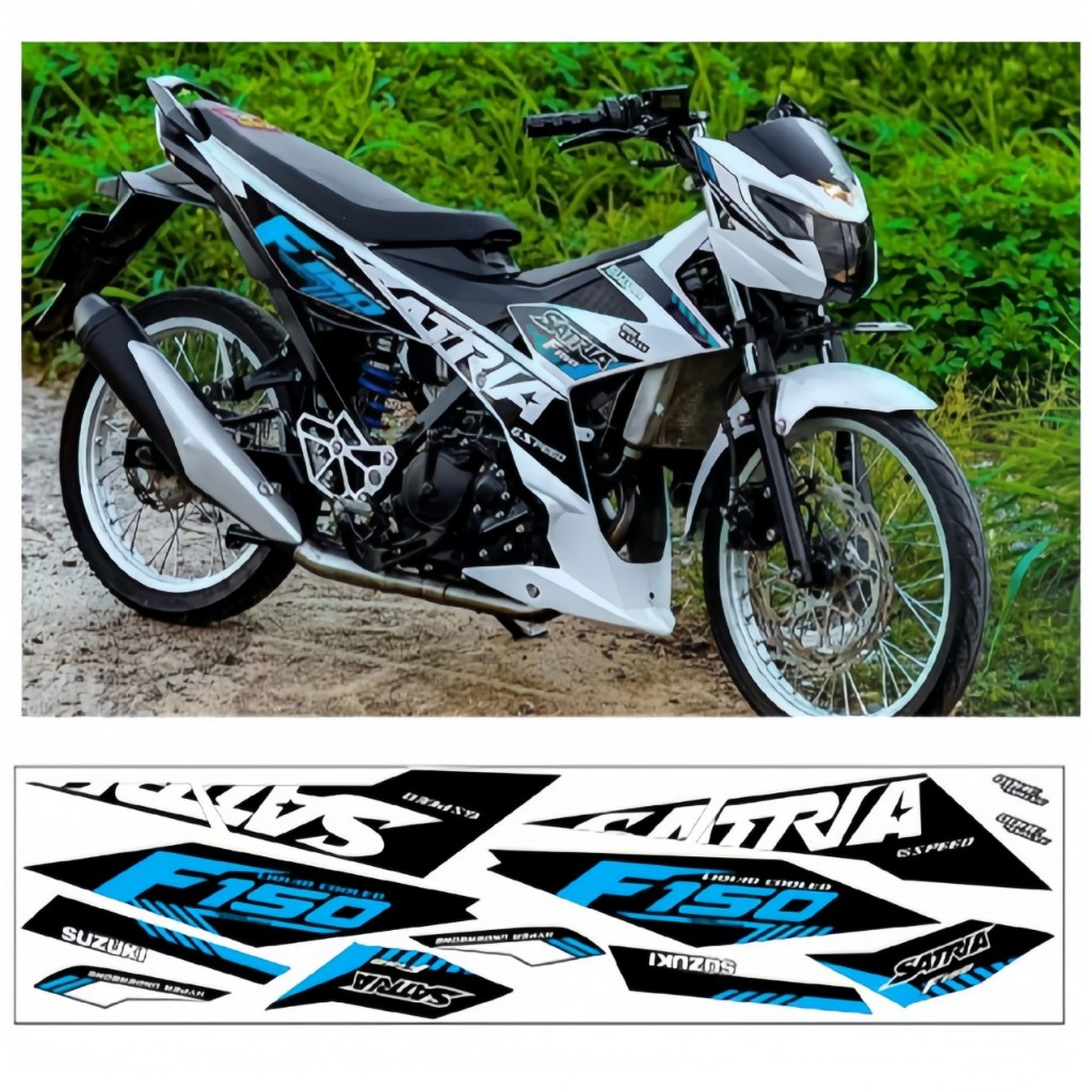 TEM RỜI SATRIA 150 CAO CẤP CHẤT LIEU IN 3 LOP CHỐNG NƯỚC KHÔNG PHAI MÀU.