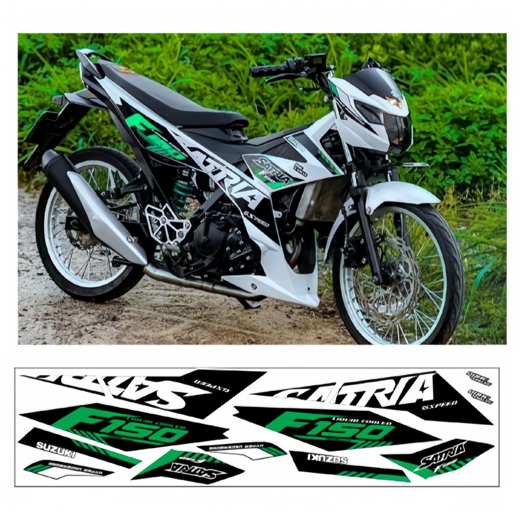 TEM RỜI SATRIA 150 CAO CẤP CHẤT LIEU IN 3 LOP CHỐNG NƯỚC KHÔNG PHAI MÀU.