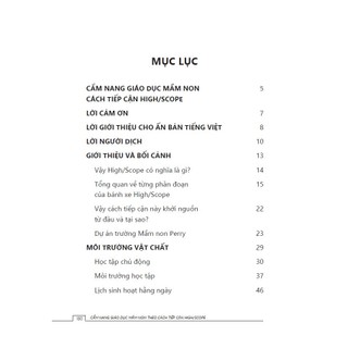 Cẩm nang giáo dục mầm non theo cách tiếp cận High Scope