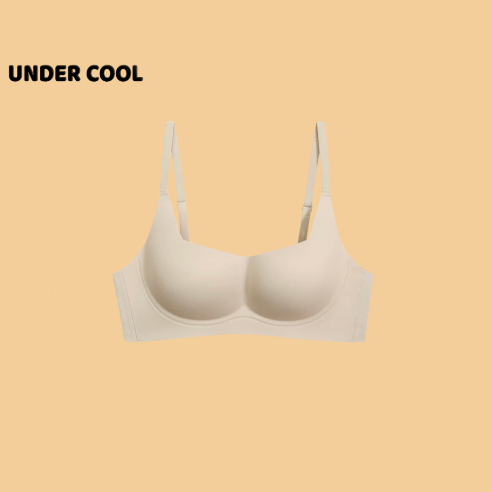 Áo Lót Nữ Đúc Su Không Gọng Đệm Mỏng UNDERCOOL Viền Giữ Form Áo Chống Chảy Xệ AL33