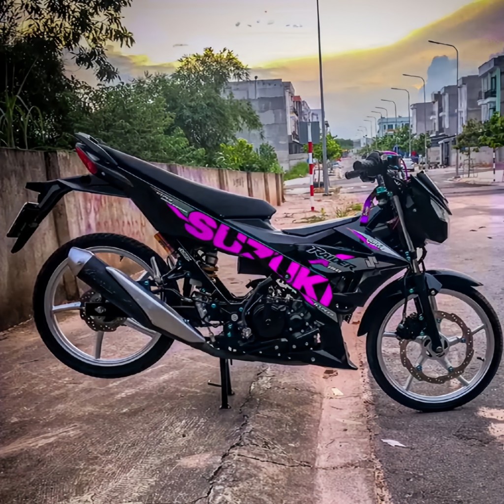 TEM RỜI RAIDER 150 CAO CẤP CHẤT LIỆU IN 3 LỚP CHỐNG NƯỚC KHÔNG PHAI MÀU