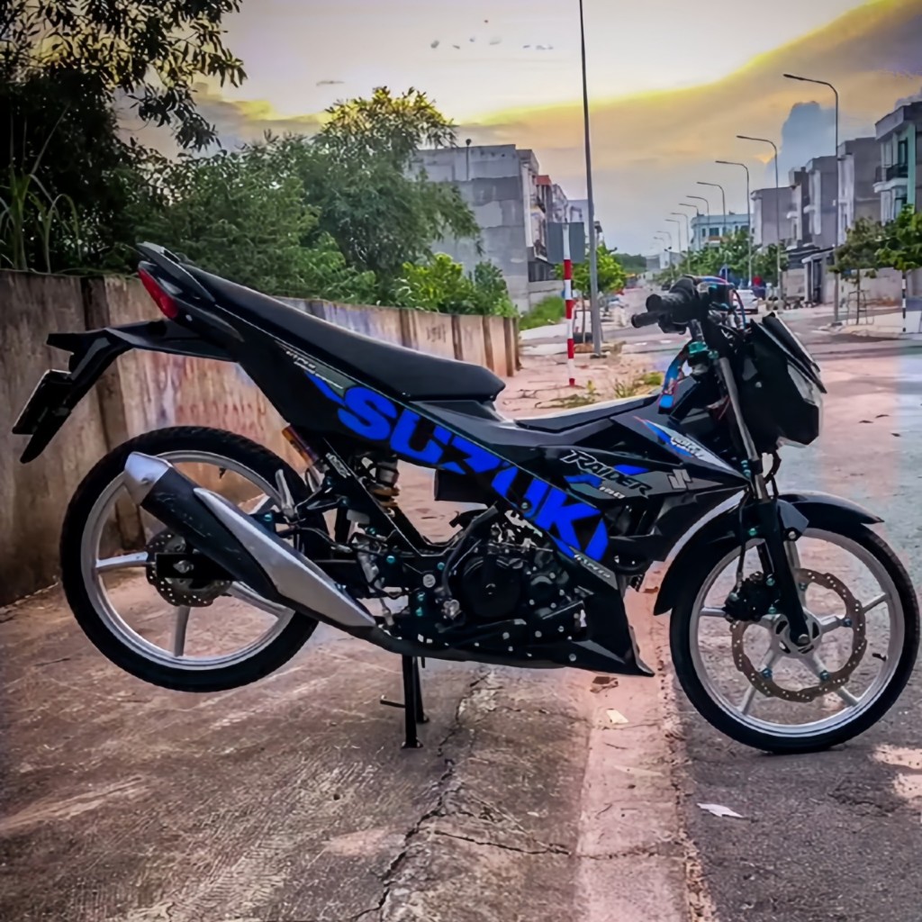 TEM RỜI RAIDER 150 CAO CẤP CHẤT LIỆU IN 3 LỚP CHỐNG NƯỚC KHÔNG PHAI MÀU
