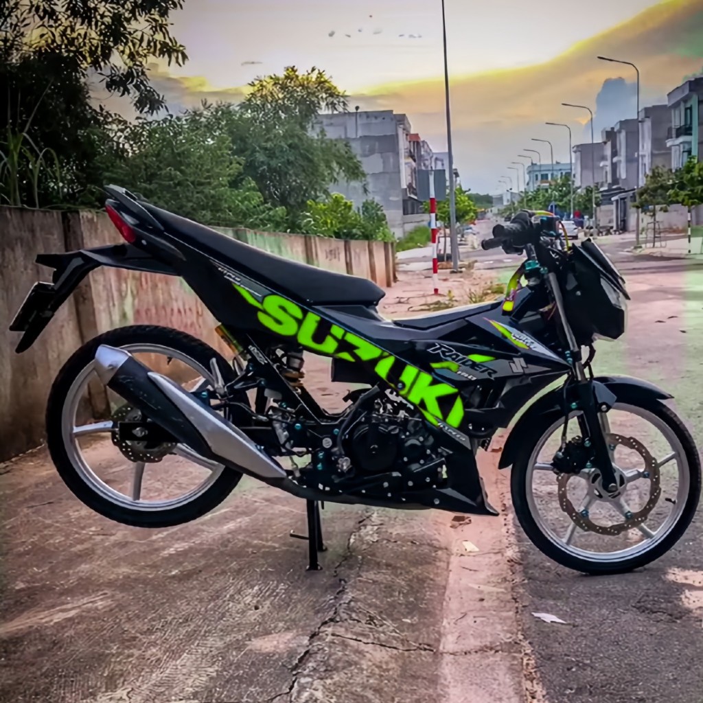 TEM RỜI RAIDER 150 CAO CẤP CHẤT LIỆU IN 3 LỚP CHỐNG NƯỚC KHÔNG PHAI MÀU