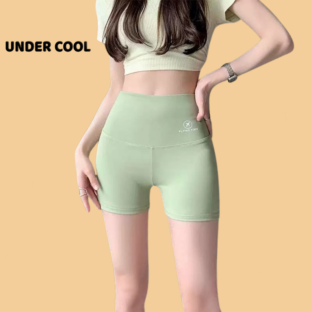 Quần Đùi Mặc Váy  - Thể thao UNDERCOOL Đúc Su Trơn Cạp Cao Không Lộ Viền  Gen Bụng Giảm Eo Nâng Mông QLD01