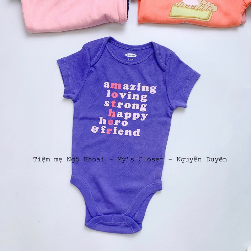 [MD92]❤️OLD NGẮN TAY 12-18M❤️ Body chip ngắn tay cho bé chất liệu cotton mềm mát