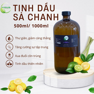 Tinh dầu xông thơm phòng thiên nhiên CAROLINE hương Sả Chanh Big Size khử mùi hiệu quả - Chính Hãng
