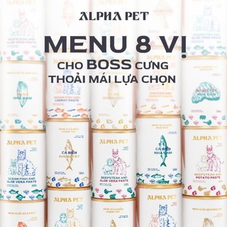 [COMBO] Pate ALPHA PET lon 400g dành cho chó, mèo Pet Kool