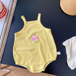 [Hàng thiết kế] Body 2 dây cho bé - bodysuit thun tăm mềm mát xinh xắn - bodychip bé gái bé trai