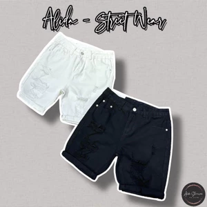 ⚡️[Hight Quality] Quần Jeans Ngố Hàn - Điểm Nhấn Họa Tiết Tiết Was Rách Cao Cấp - Loại 1 Quần Short Đùi Nam Nữ