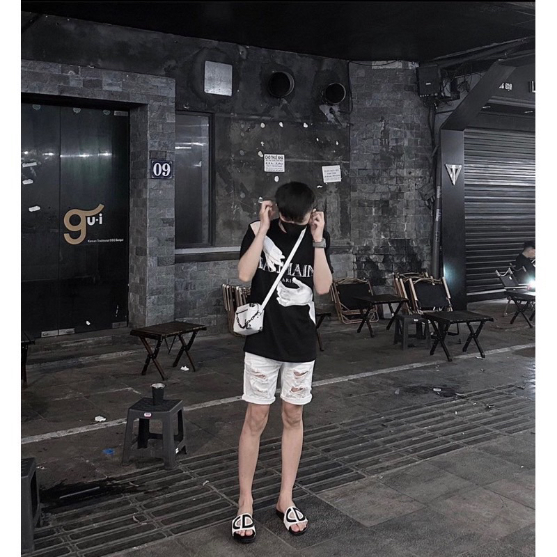 ⚡️[Hight Quality] Quần Jeans Ngố Hàn - Điểm Nhấn Họa Tiết Tiết Was Rách Cao Cấp - Loại 1 Quần Short Đùi Nam Nữ