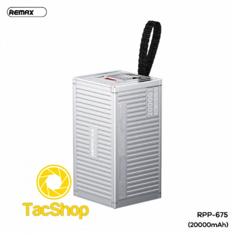 Pin dự phòng sạc nhanh Remax RPP-675 Container 20000mah Siêu nhỏ gọn ...
