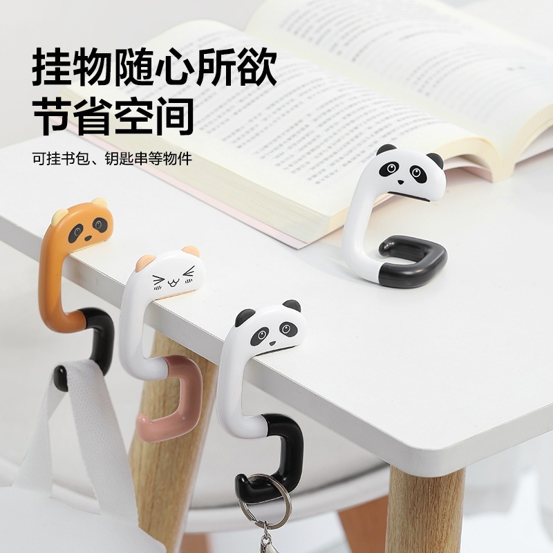 Móc treo cặp, treo balo học sinh, móc treo di động có thể gấp gọn.