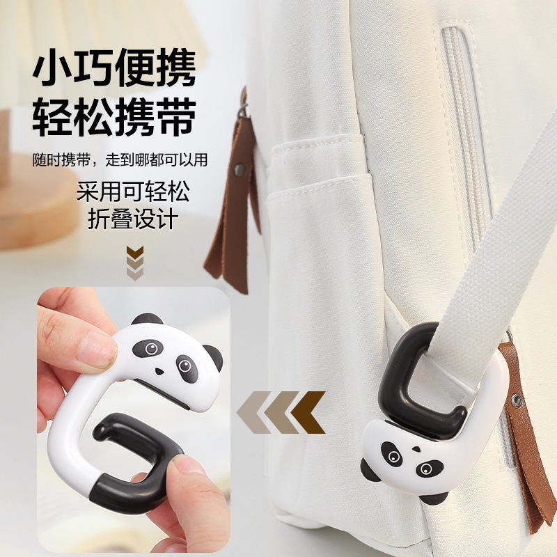 Móc treo cặp, treo balo học sinh, móc treo di động có thể gấp gọn.
